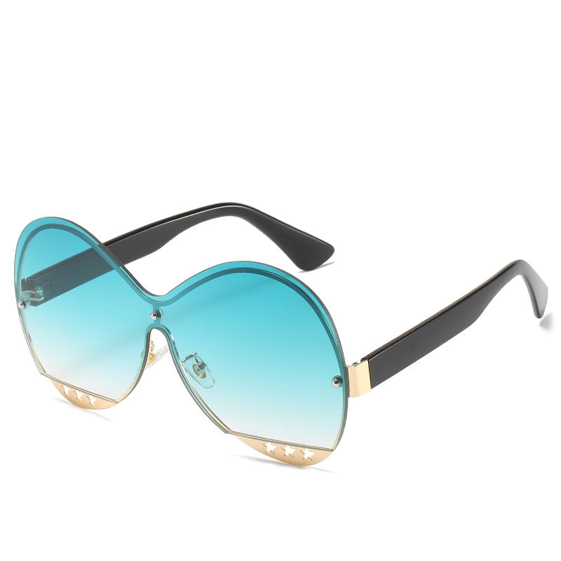 Hollow Pentagram Star Frame Sunglasses
