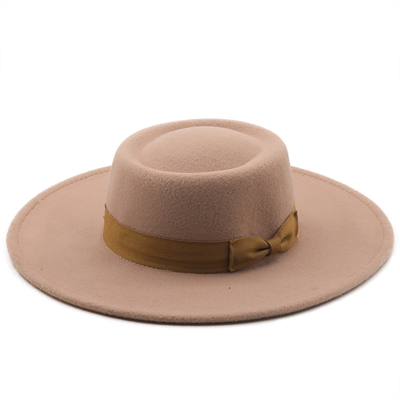 Cotton Felt Concave Top Hat