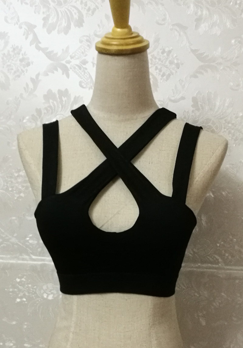 High Impact 4 Strap Workout Top
