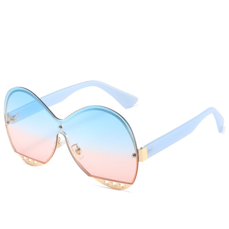 Hollow Pentagram Star Frame Sunglasses
