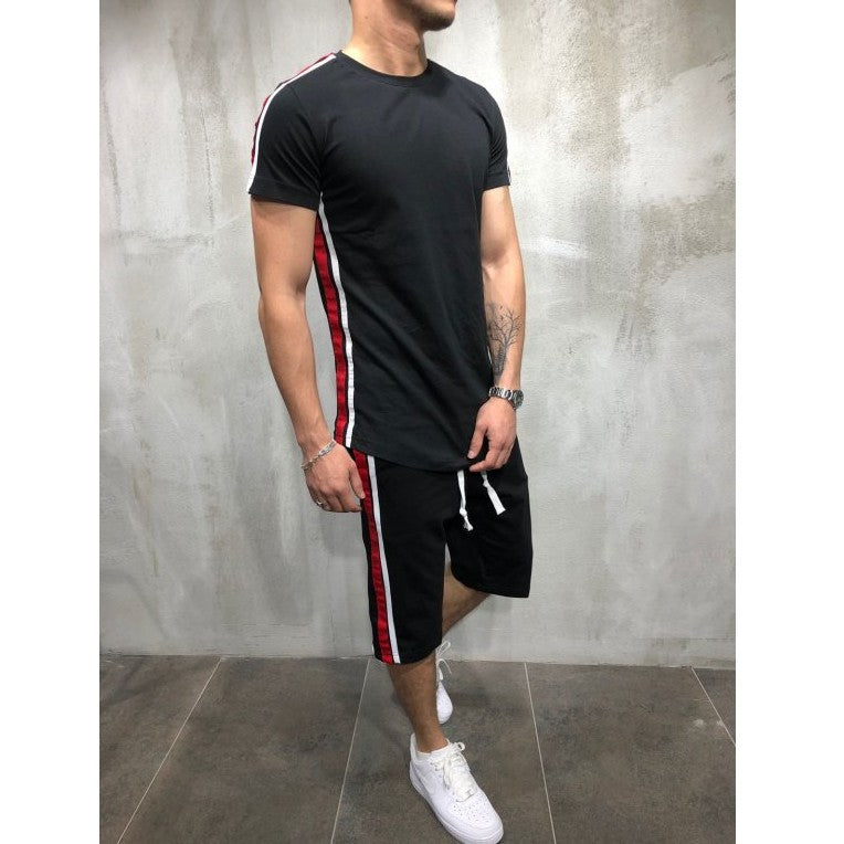 Side Striped Two Piece Activewear Set