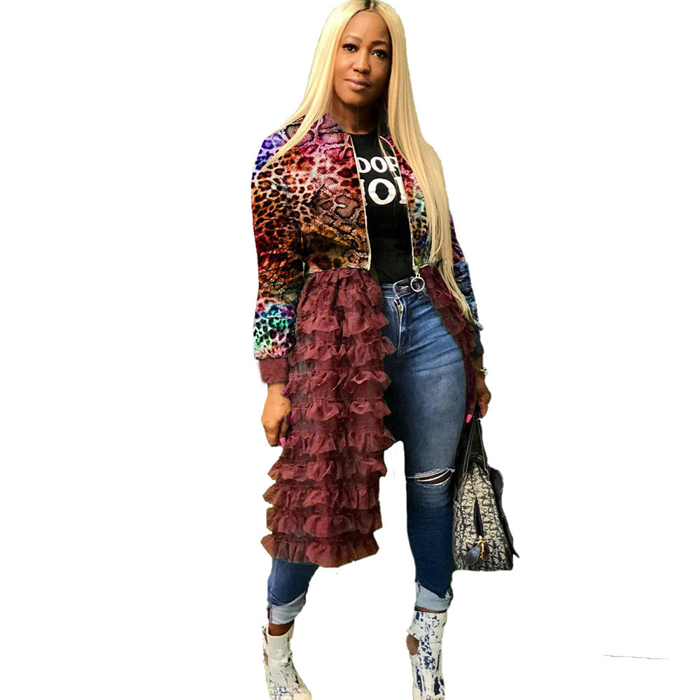 Camo Zip Jacket/Dress Hybrid (up to 3XL)