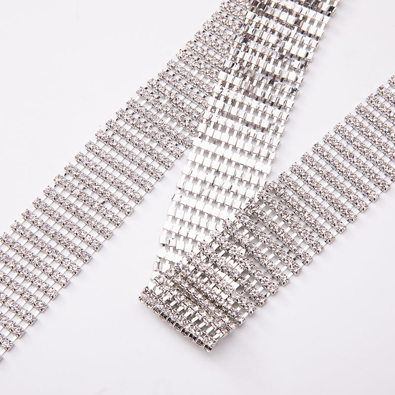 Rhinestone & Metal Belt