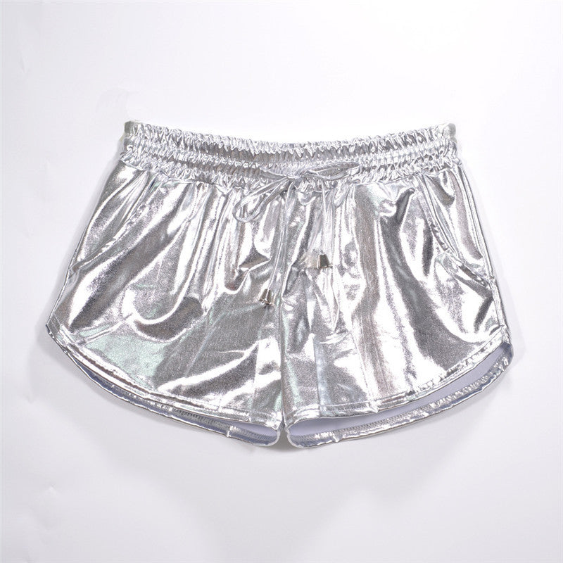 Shiny Metallic Bootie Shorts