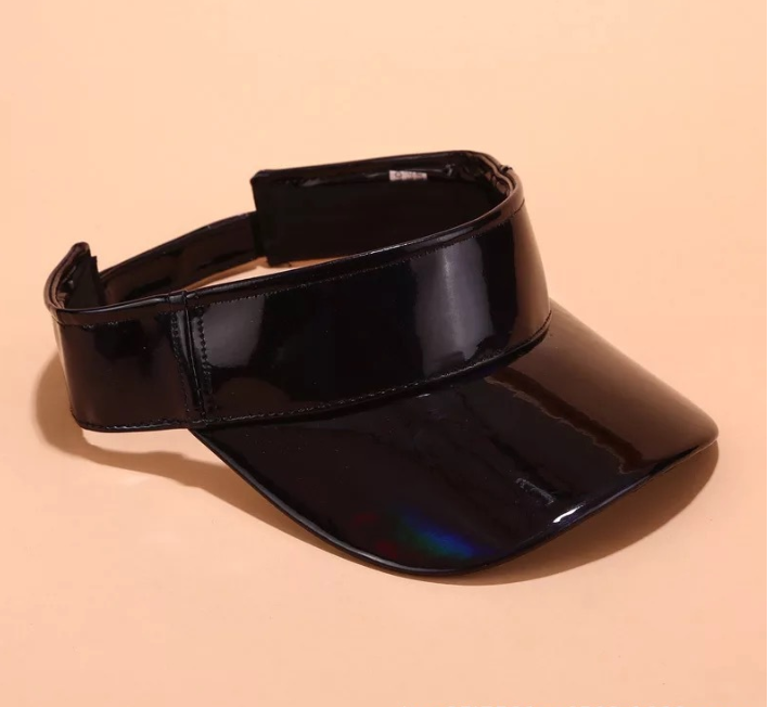 Faux Leather Adjustable Laser Visor