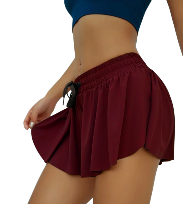 Breathable Nude Shorts w/Inner Underwear