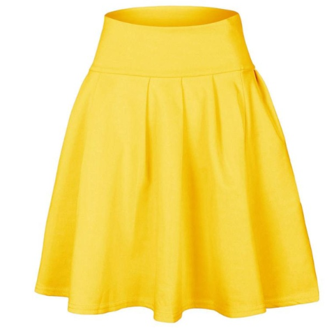 Fluffy Pleat Umbrella Skirt