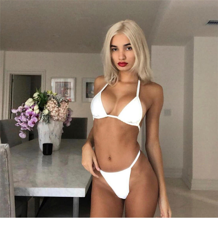 Reflective Silver Bikini