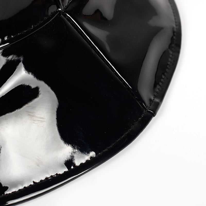 Shiny Faux Leather Bucket Hat