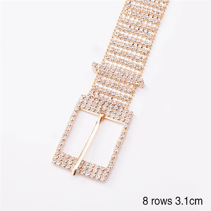 Rhinestone & Metal Belt