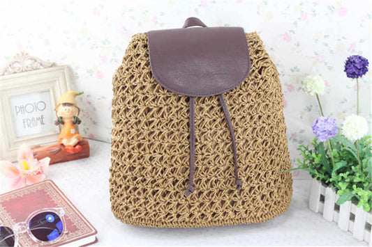 Classic Straw Bag/Backpack