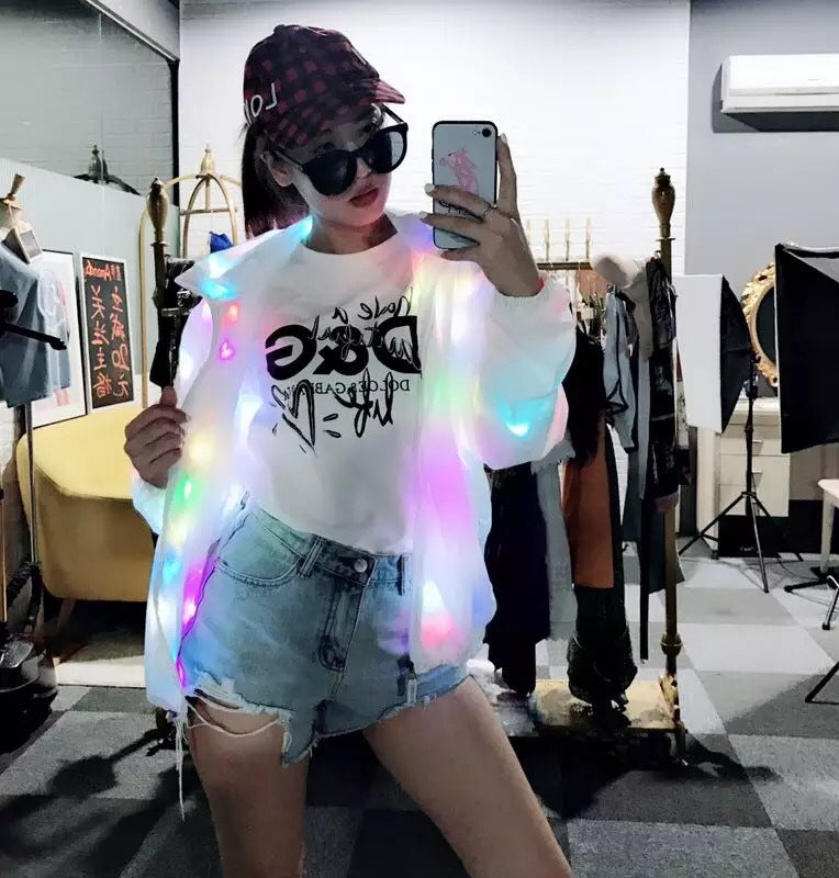 Light Up LED Jacket (Plus Sizes)
