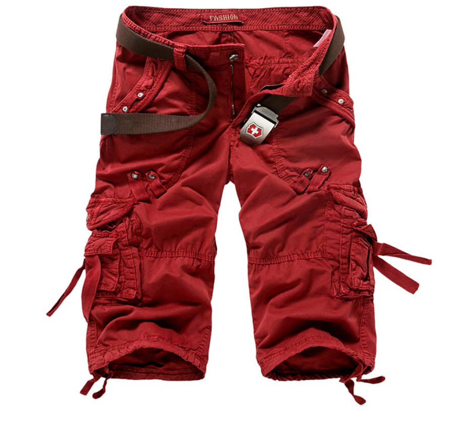 Multi-pocket Short Pants