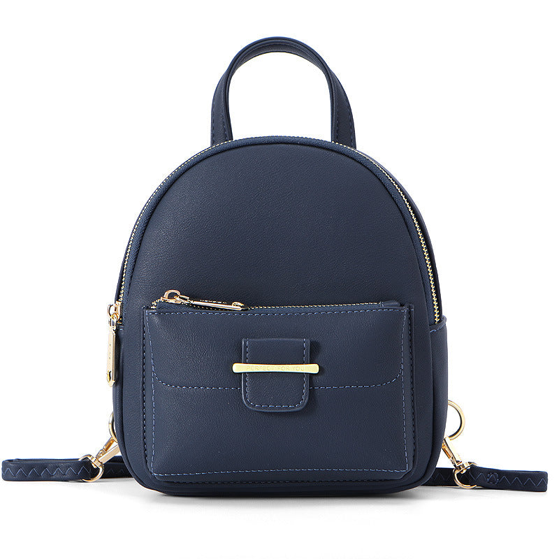 Multifunctional Faux Leather Backpack