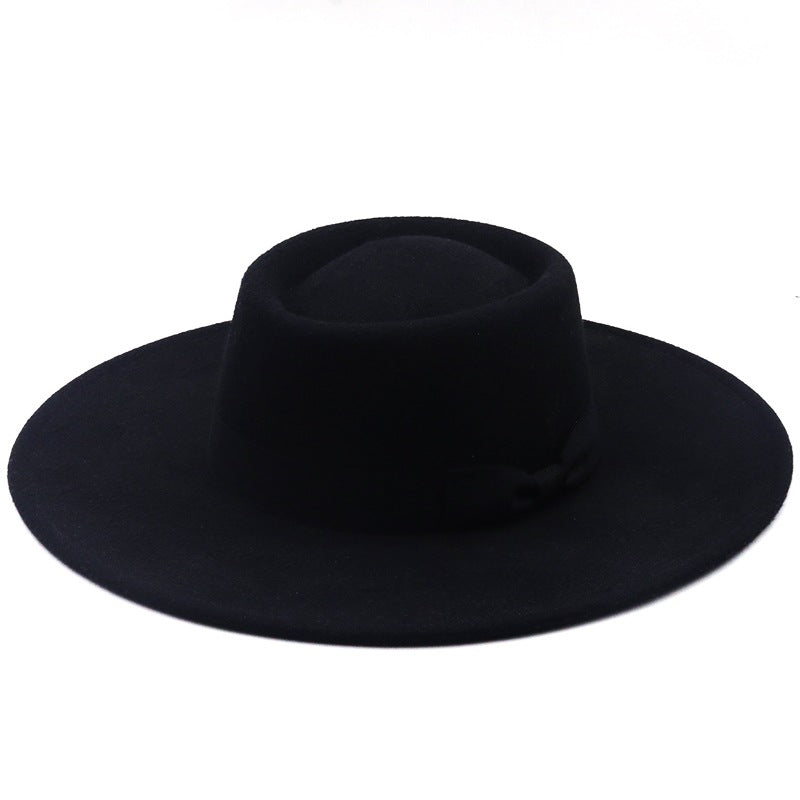 Cotton Felt Concave Top Hat