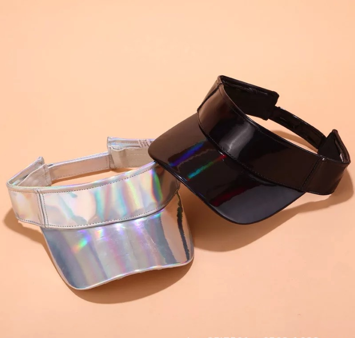 Faux Leather Adjustable Laser Visor