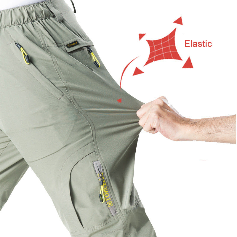 Quick-drying Hiking Pants w/belt