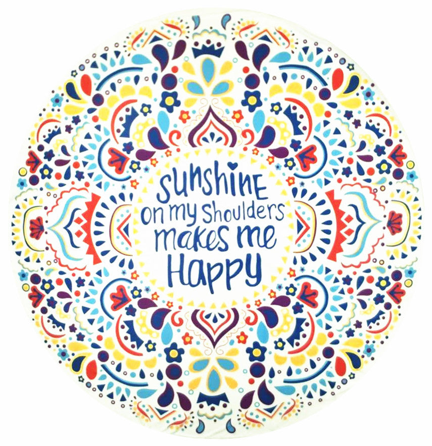 Round Beach Towel #2  40 Different Designs!!!