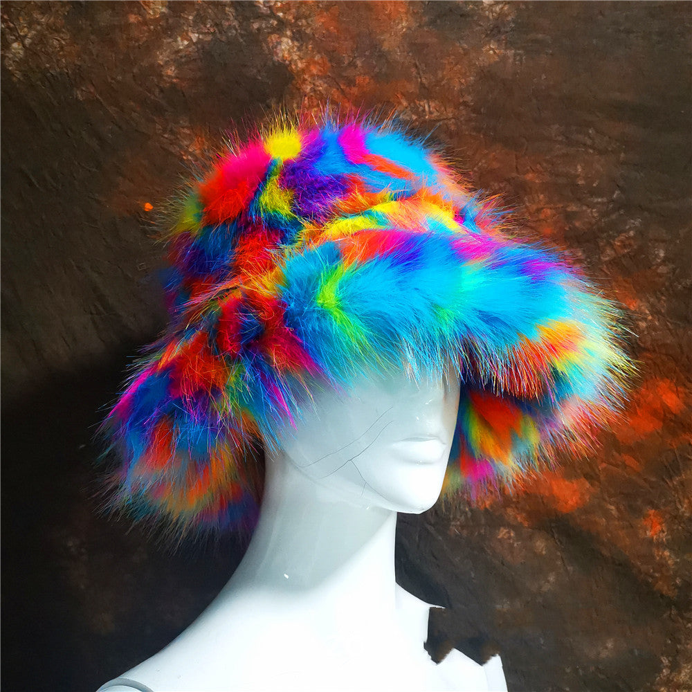 Funky Fuzzy Faux Fur Hat