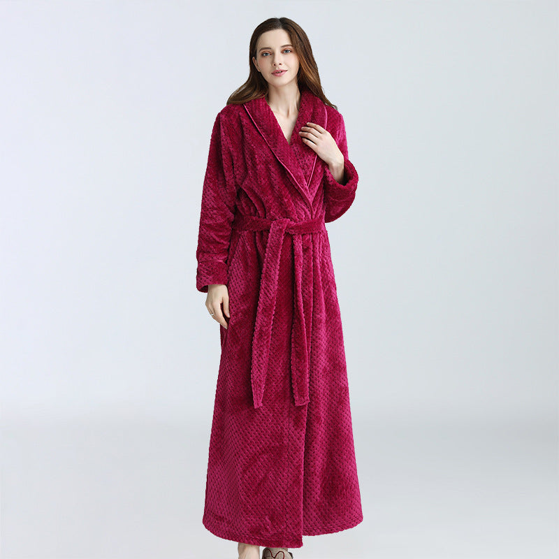 Soft Warm Long Bathrobe