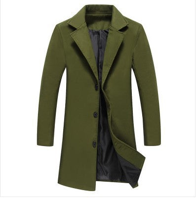 Woolen Business Trench Coat
