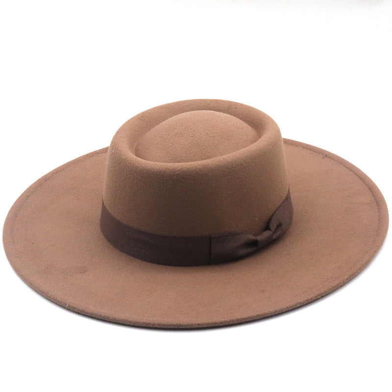 Cotton Felt Concave Top Hat