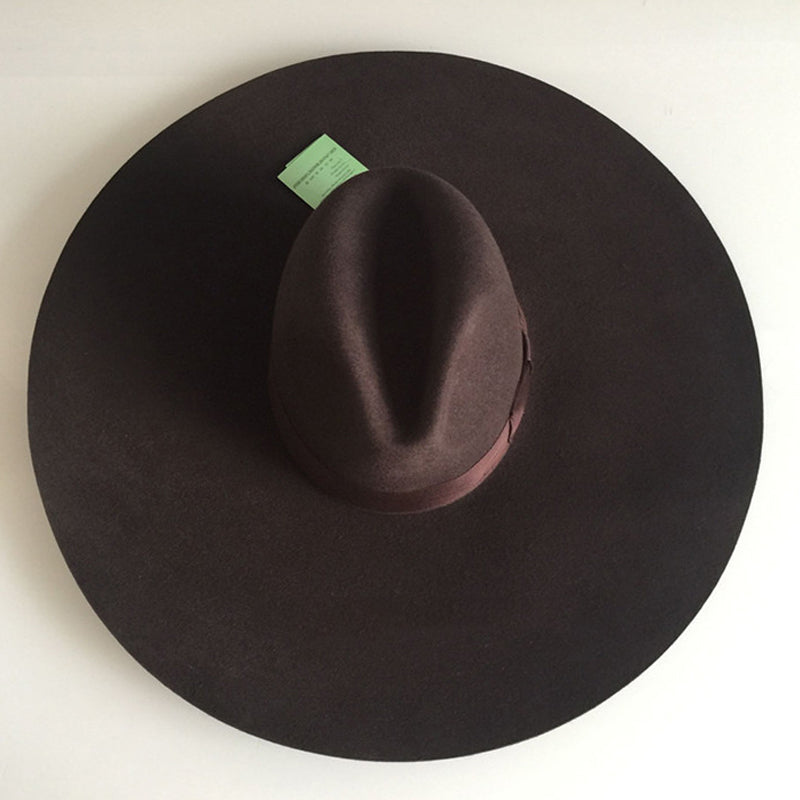 Lihua Big Brim Wool Hat