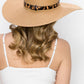 Justin Taylor Printed Belt Sunhat in Beige