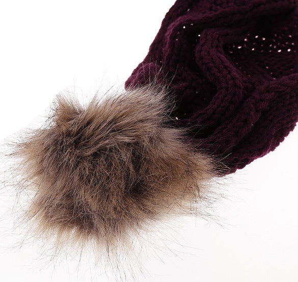 Woolen Figure 8 Hat & Scarf Set