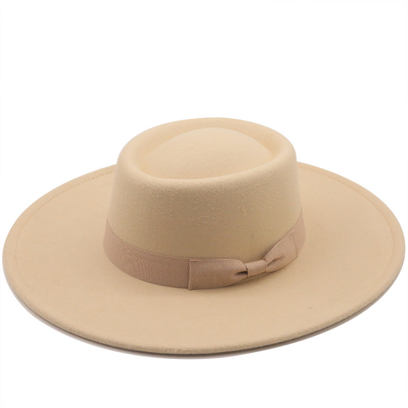 Cotton Felt Concave Top Hat