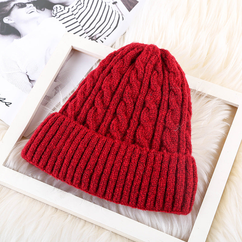 Mohair Wool Knitted Beanie