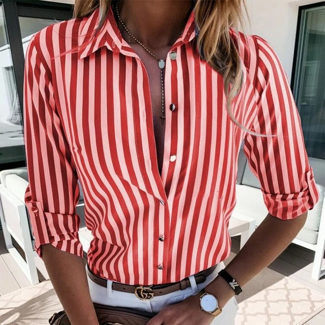Button Down Stripe Shirt