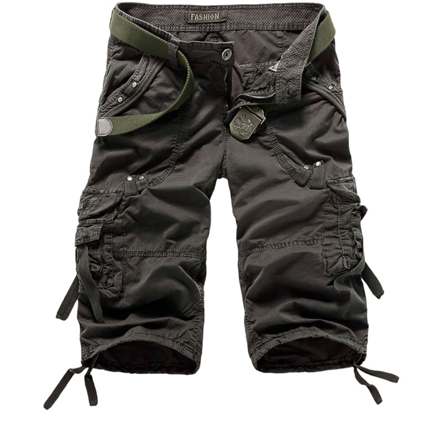 Multi-pocket Short Pants