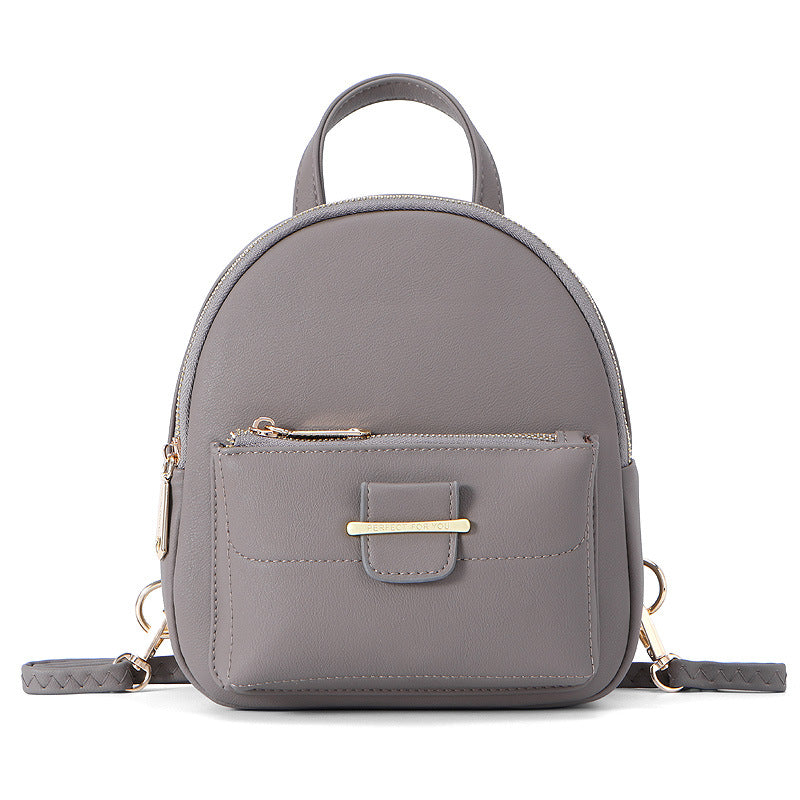 Multifunctional Faux Leather Backpack