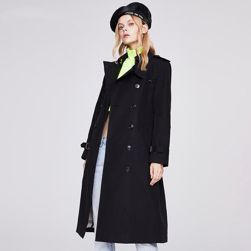 Slim Fit Windbreaker Trench