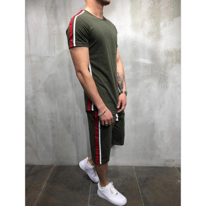 Side Striped Two Piece Activewear Set