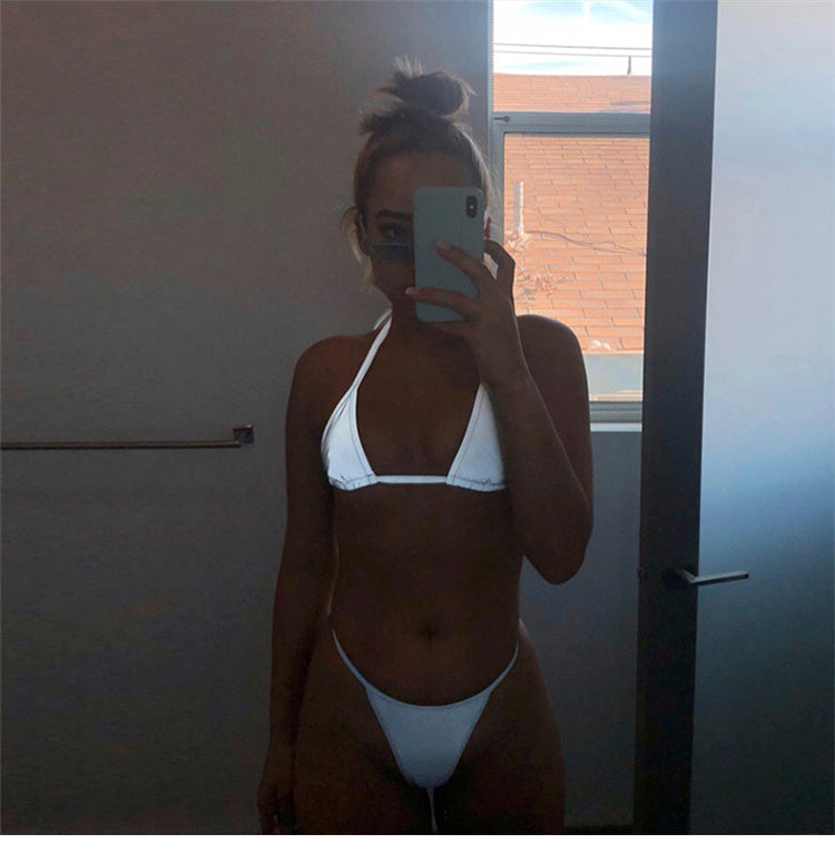 Reflective Silver Bikini