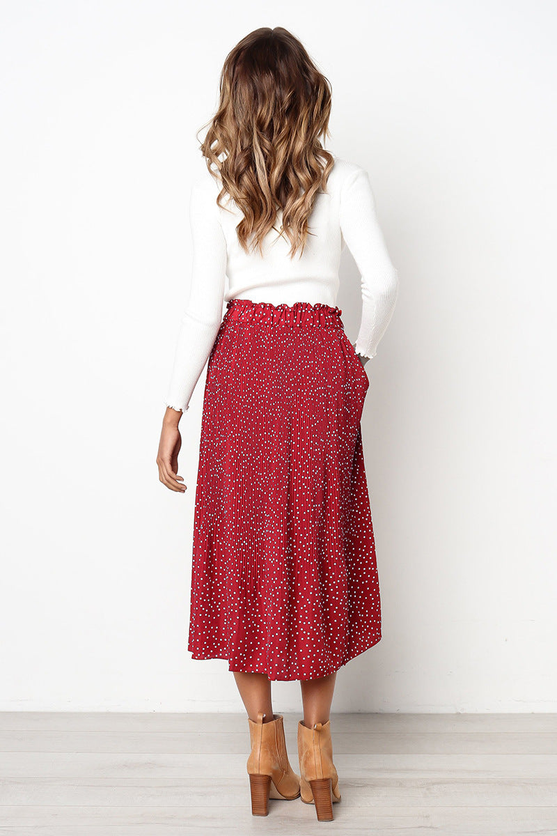Street Hipster Pleated Skirt