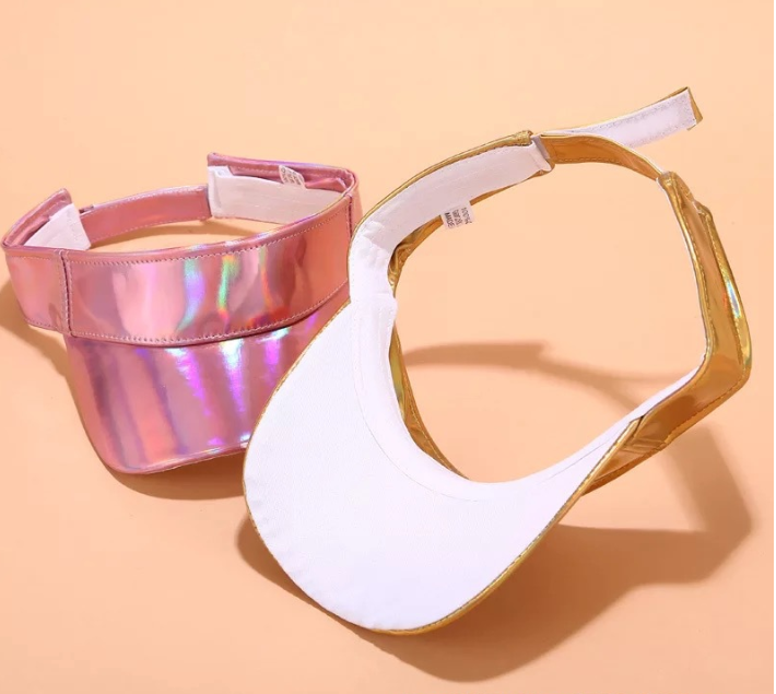 Faux Leather Adjustable Laser Visor