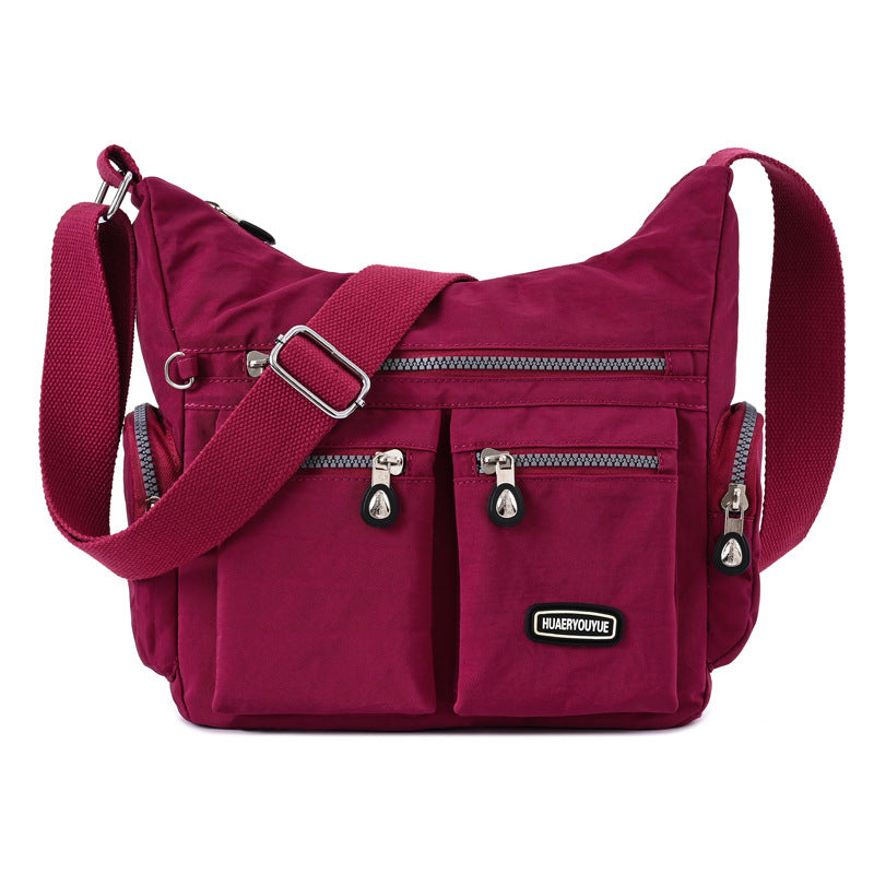 Multi Pocket Waterproof Adjustable Shoulder Crossbody Bag