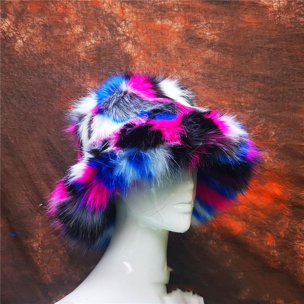 Funky Fuzzy Faux Fur Hat