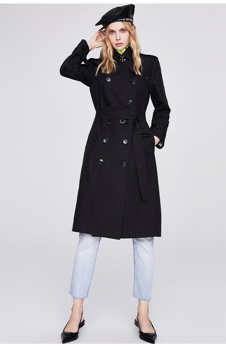 Slim Fit Windbreaker Trench