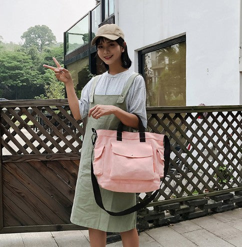 Large Capacity Canvas Shoulder Bag