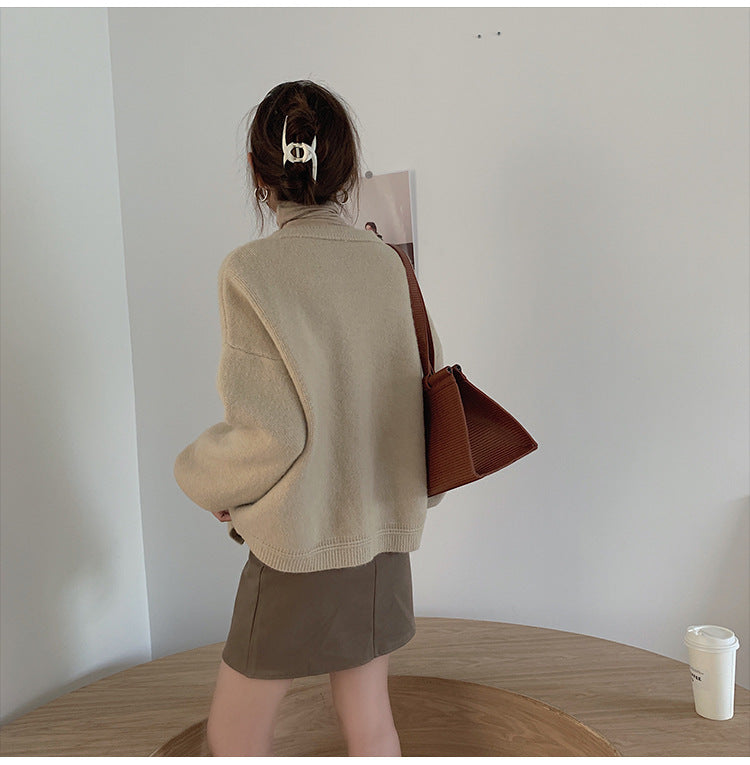 Button Up Cardigan Sweater w/pockets