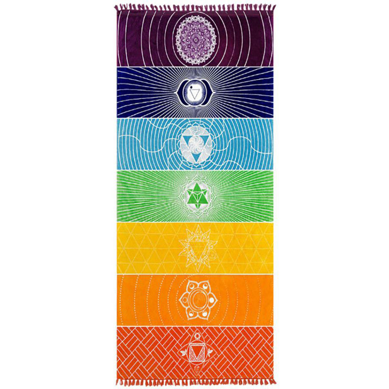 Bohemian Indian Mandala Blanket/Beach Yoga Mat