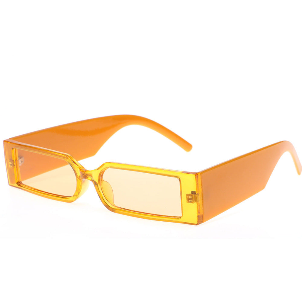 Small Square Frame Jelly Retro Sunglasses