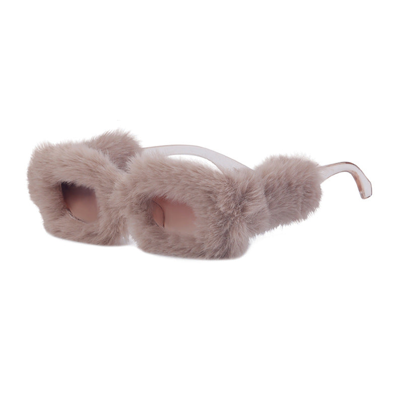 Fluffin' Plush Square UV400 Sunglasses