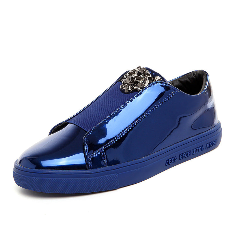 Shiny Patent Leather Sneakers