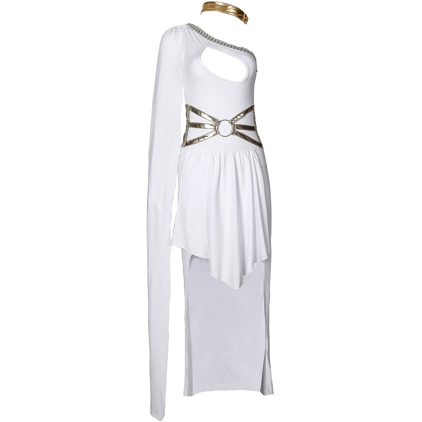 Greek Milk Silk Night Club Costume/Lingerie