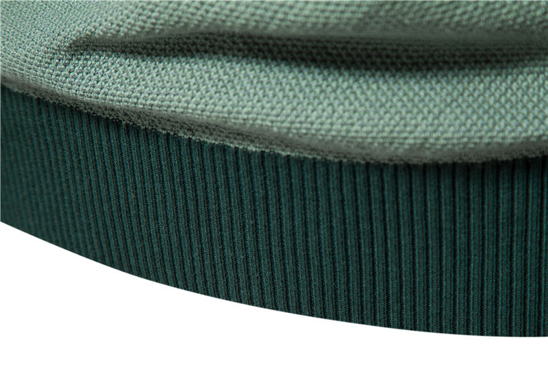 Striped Stitching Long-sleeved Sweater